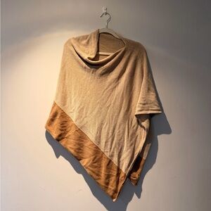 J. Crew Tan and Brown Women's Poncho